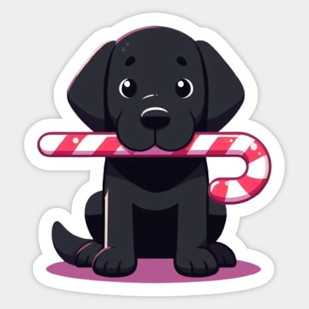 Candy Pup Sticker by EmmKay